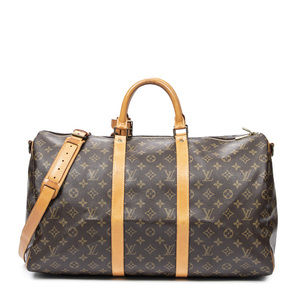 Louis Vuitton Keepall 50 in Brown Monogram Canvas